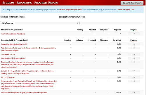 Progress Reports